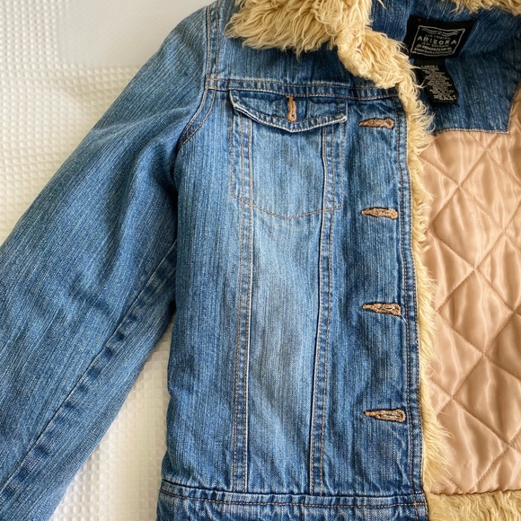 Arizona COZY FUR LINED DENIM JACKET (Girls) - Picture 6 of 11